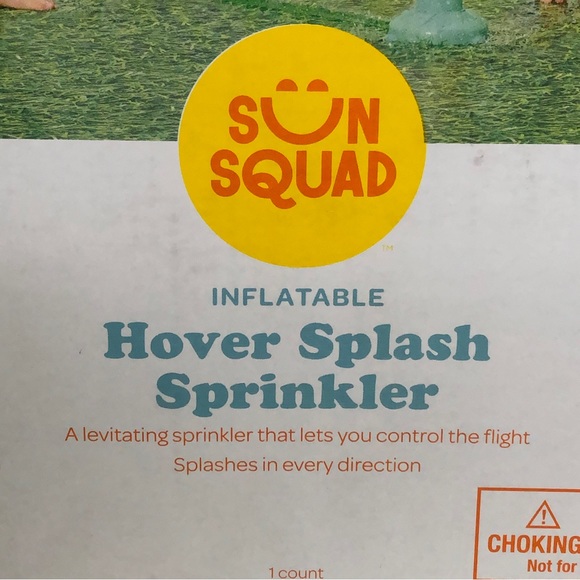 Sun Squad Kids Inflatable Hover Splash Sprinkler Sky-High Splashes WaterPlay NIB - Picture 4 of 11